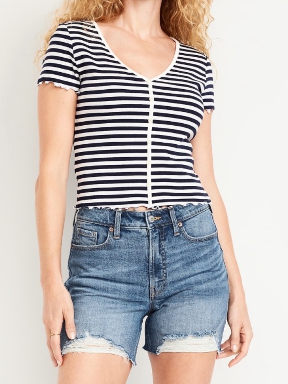 High-Waisted OG Jean Cut-Off Shorts -5 Inch Inseam/Women Size 30